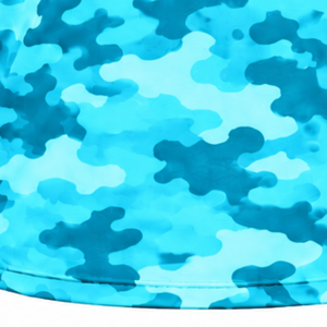 Cyan Camo T <b>Shirt</b> Men Short Sleeve Crew Neck <b>Camouflage</b> Printed Sports Training Running Fitness Workout Performance Activewear - Product Image 6