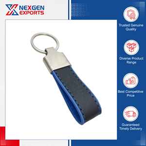 Direct Factory Supply Top Class Quality Luxurious Style Highly Durable PU Leather Keychain Customizable Color Design Gift Travel - Product Image 5