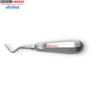 Élévateur apical angulaire gauche de 6 pouces # 302 Instrument d'extraction dentaire, élévateur chirurgical luxateur en acier inoxydable pour racine dentaire - Product Image 2