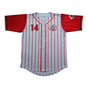 Servicio de Dropshipping Personalizado Disponible, Jersey de Equipo 100% Poliéster, Número y Nombre Personalizados, Jersey de Béisbol para Hombre con Botones Completos - Product Image 4