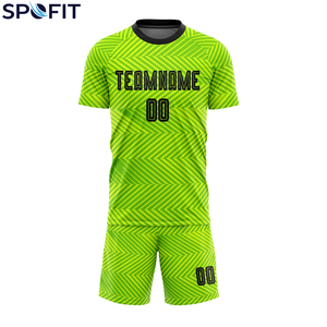 Uniforme de Fútbol Personalizado de Alta Calidad, Uniforme de Fútbol Transpirable con Estampado por Sublimación, Venta al Por Mayor con Servicio OEM - Product Image 3