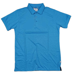 Tissu tricoté 100% coton, chemise de golf à manches courtes pour homme, design uni avec boutons sur le devant, personnalisez votre style, votre propre logo - Product Image 4
