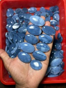 Ópalo Azul Natural de Owyhee, Cabujón Hecho a Mano, Formas Mixtas, Gema Suelta Certificada para Joyería - Product Image 4