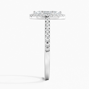 BOJ <b>Ring</b> 08 Marquise Cut 925 <b>Silver</b> Adorned Odessa Halo Diamond <b>Ring</b> 2ct D Color VVS1 Moissanite GRA Certified Low Price <b>Ring</b> - Product Image 3