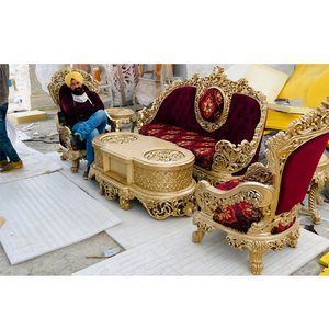 Luxury Modern Sofa Set with Teak Wood Customizable Size & Color-Durable Home Furniture for Living Room Drawing Room Suite USA - Product Image 1