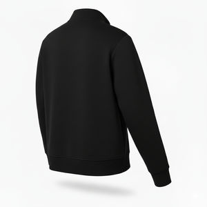 Breathable Eco-Friendly Men's Half Zip Fleece <b>Sweatshirts</b> Pakistan Winter Cotton Plain Dyed Half Zip <b>Sweatshirts</b> customized - Product Image 5