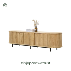 Aparador de Madera de Teca al por Mayor para Sala de Estar, Mueble Buffet de Madera Maciza, Muebles de Almacenamiento para Villa - Product Image 4