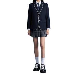 Uniforme Escolar OEM para Niñas, Algodón Transpirable, Cómodo, Duradero, Formal, Informal, Tallas Personalizadas, Suministro al por Mayor - Product Image 6