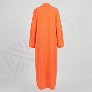 ชุดเดรสอาบายะห์ผ้าชีฟองสีสันตามสั่งสำหรับสตรีมุสลิม แต่งพู่ห้อย เหมาะสำหรับงานปาร์ตี้ สไตล์อิสลาม เรียบร้อย ระบายอากาศได้ดี ทรงเอไลน์ เรียบง่าย คุณภาพสูง - Product Image 2