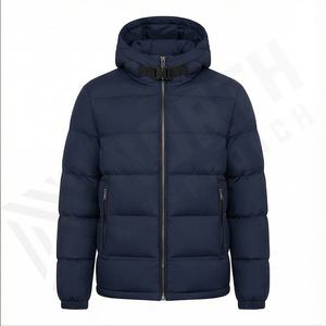 2025 mode coréenne hiver Bomber veste unisexe chaud solide Moto et motard Style réversible imperméable avant Logo grande taille toile - Product Image 2