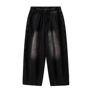 Pantalones Deportivos Casuales Ligeros Personalizados con Cintura Elástica, Lavado Ácido, Mezcla de Algodón, Estilo Urbano para Hombre - Product Image 6