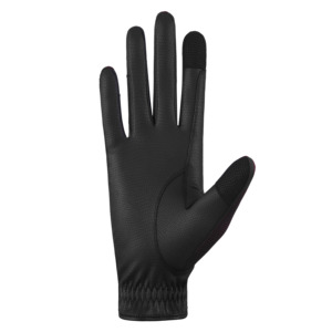 Equestrian Riding Gloves Training Gloves Serino Synthetic Leather, Technical Mesh Anti-Slip Grip Breathable Mesh Back - Product Image 3
