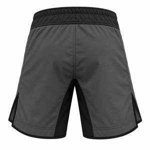 Shorts d'entraînement MMA pour hommes, taille mi-haute, motif uni, tissu tissé, séchage rapide, respirant, taille élastique, logo personnalisé - Product Image 2