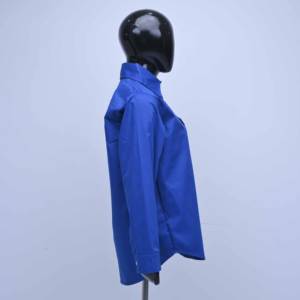 Chemises pour femmes de qualité supérieure avec logo personnalisé, fabrication sur mesure, col bleu, polo de rugby, boutons sur le devant, broderie - Product Image 6