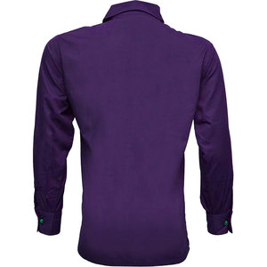 Camisa Ghillie Personalizada de Alta Demanda en Morado Oscuro, Prenda Tradicional de Hombre de las Tierras Altas - Product Image 4