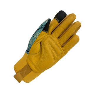 ถุงมือทำสวนหนังวัวแบบแยกส่วน ทนความร้อนและทนประกายไฟ ถุงมือป้องกันส่วนบุคคลสำหรับทำสวน พร้อมปลายนิ้วที่สามารถสัมผัสหน้าจอได้ - Product Image 4