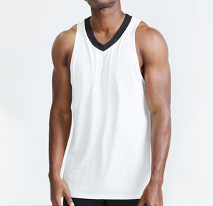 ARTIZ Custom New <b>Men's</b> Sports Tank Top U-neck Quick-Drying Anti-Pilling Breathable Ribbed Fabric <b>Slim</b> Fit Workout <b>Vest</b> - Product Image 1