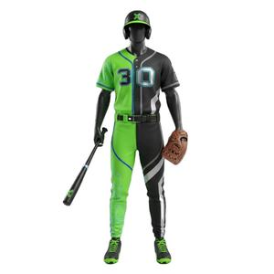 Uniforme de Béisbol Personalizado de Alta Calidad para Equipos Escolares/Ligas/Clubes, 100% Poliéster, Secado Rápido, Transpirable y Duradero - Product Image 1