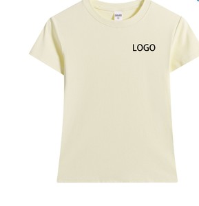 Custom Made Summer <b>Plain</b> Dyed Breathable Quick Dry Casual Plus Size <b>Black</b> Cotton Women Hip Hop <b>T</b>-<b>Shirt</b> - Product Image 5
