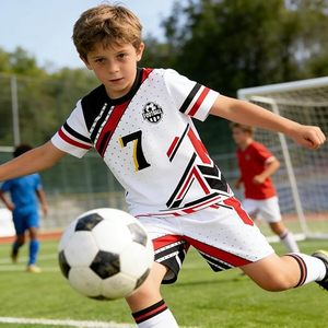 Camiseta de Fútbol para Niños, Uniformes de Entrenamiento Deportivo para Niños y Niñas, Uniformes Deportivos Juveniles - Product Image 3