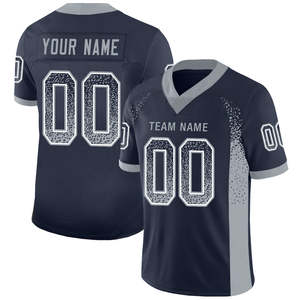 เสื้อฟุตบอลแบบซับลิเมชั่นสั่งทำพิเศษ สไตล์ลำลอง OEM ผ้าโพลีเอสเตอร์ฟลีซ 100% พิมพ์ชื่อทีมและหมายเลข - Product Image 4