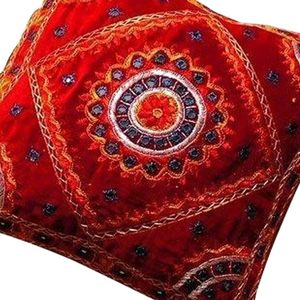 100% Cotton Velvet Fabric Mirror Patchwork Cushion <b>Cover</b> Soft Texture Embroidery Trending Decorative Pillow <b>Cover</b> Latest Sale - Product Image 3