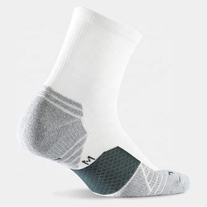 TriPro Sports White Ankle <b>Socks</b> for Men's <b>Running</b> & Basketball-Anti-Slip Breathable Spandex Logo on Cuff Autumn Sport <b>Socks</b> - Product Image 2