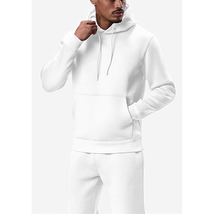 Conjunto Deportivo Informal de Algodón para Hombre, Sudadera con Capucha, Pantalones Deportivos, Ropa Deportiva para Correr a Diario - Product Image 6