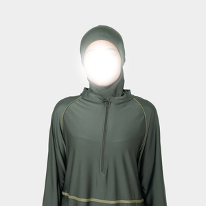 Traje de Baño Islámico Modesto para Mujer, Burkini de Dos Piezas con Estampado Animal, Ecológico, Elegante y Cómodo - Product Image 3