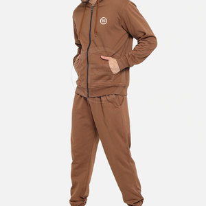 Nouvel ensemble de survêtement homme hiver à capuche, respirant, léger, 100% coton, design 2-en-1, grandes tailles, logo personnalisé, pour usage extérieur - Product Image 5