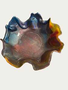 ชามเรซิ่นรูปดอกไม้หลากสี คุณภาพดี เป็นมิตรกับสิ่งแวดล้อม สำหรับใช้ในครัว ชามทรงลึกแบบทาสี - Product Image 3