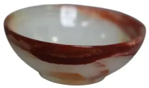 Cuenco decorativo artesanal de ónix, accesorio de piedra pulida de diseño, centro de mesa de mármol natural hecho a mano, precio al por mayor - Product Image 3