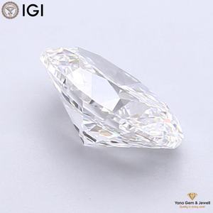 Diamante Ovalado Cultivado en Laboratorio CVD, Color E, Claridad VVS1, para Colgante de Lujo Personalizado de 2.00 Quilates con Certificado IGI - Product Image 3