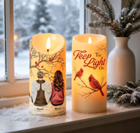 Bougie LED personnalisée imprimée UV, bougie électronique sans flamme à motif squelette d'animal de compagnie sur mesure pour Halloween, décoration commémorative, cadeau