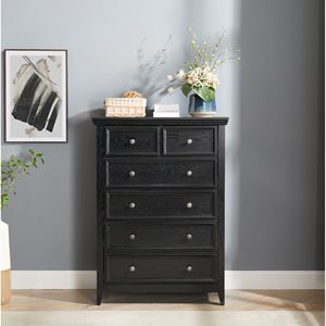 Modern 6-Drawer Dresser <b>Cabinet</b> Closet Organizers <b>Storage</b> for Clothes L-Shaped Drawers - Product Image 4