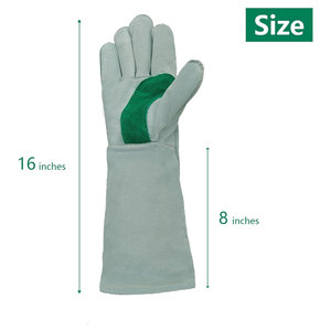 Gants de mécanicien imperméables pour travaux en extérieur, utilisation professionnelle, logo personnalisé, gants de travail en cuir de sécurité à bas prix - Product Image 3