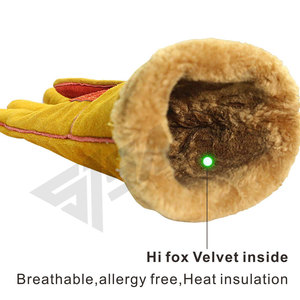 Guantes de Seguridad de Cuero Vacuno de Alto Rendimiento, Guantes de Trabajo Industriales de Seguridad para Protección de Manos, Gran Venta - Product Image 6
