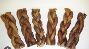Barras de Hueso de Res Orgánicas Trenzadas de 12 Pulgadas, 100% Naturales, Masticables, Altos en Proteínas, Ricos en Vitaminas, Nutritivos, Hechos a Mano - Product Image 3
