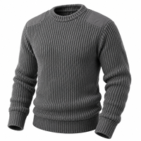 Pull uniforme tactique de la Force, col en V, hiver, thermique, respirant, acrylique, pull de police, maillot tactique