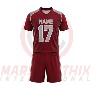Ensemble de maillot et short de lacrosse imprimé sur mesure, respirant, à séchage rapide, uniforme sportif unisexe avec toutes les tailles disponibles - Product Image 2