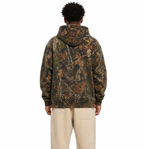 Hot Selling Custom Camouflage All Over Digital RealTree Print hoodies Boxy Fit Zip Up Street Fashion <b>Camo</b> Heavyweight <b>Men</b> <b>Jacket</b> - Product Image 2