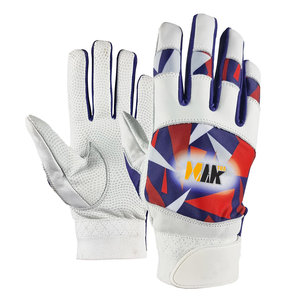OEM Mens Flexible And Breathable Polyester Back <b>Baseball</b> Batting <b>Gloves</b> Ergonomic Fit Custom Printed <b>Baseball</b> <b>Gloves</b> For Adults - Product Image 1