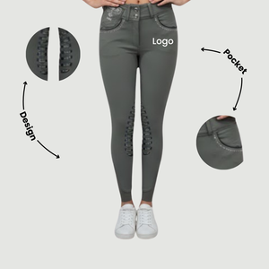 Pantalon d'équitation Signature avec patchs aux genoux - Product Image 4