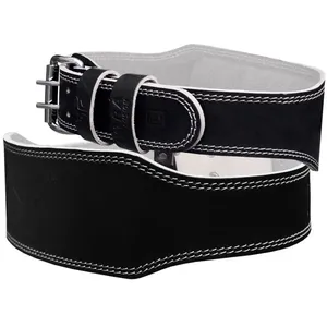 Cinturón de Cuero Resistente para Gimnasio con Logotipo Personalizado, Cinturón para Sentadillas y Peso Muerto, Marca Privada, Ajustable, para Crossfit y Entrenamiento - Product Image 6