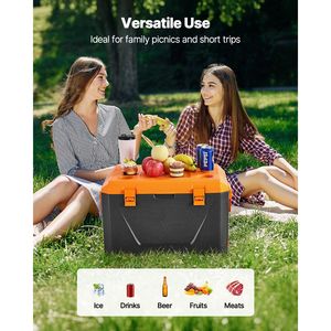Borsa frigo rigida isolata da 63 QT con maniglie resistenti, portabicchieri e materiale LLDPE leggero - Product Image 5