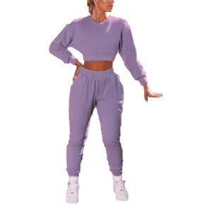 Ensemble de survêtement unisexe gris à capuche, manches longues, couleur unie, vêtement décontracté, matière polaire, coupe régulière, séchage rapide, avec poche - Product Image 5