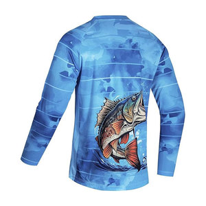 High Performance Custom Design Men Fishing <b>T</b>-<b>Shirt</b> 100% Polyester Breathable Quick Dry Outdoor Wear Fishing <b>T</b>-<b>Shirt</b> - Product Image 2
