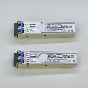 Transceptor de Fibra Óptica Compatible con SFP FTTH, Precio de Fábrica OEM/ODM, 1.25G, Monomodo de Fibra Única, Conector LC, 20 km - Product Image 1