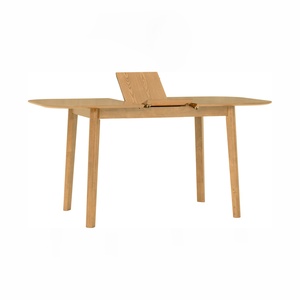 Versatile Expanding 4 to 6 Seaters <b>Dining</b> <b>Table</b> for Small Spaces Natural Wood Grain Finish Flat-Pack Design for Retailers - Product Image 4