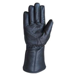 Gants en cuir de vache véritable à la mode, durables, doux, confortables, élégants, gants en cuir noir pour hommes et femmes, hiver - Product Image 6